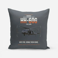 Thumbnail for Sikorsky HH-60G Pave Hawk design on gray pillow