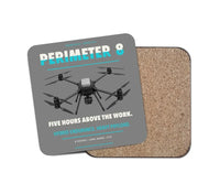 Thumbnail for Skyfront Perimeter 8 design on gray 1 piece coaster