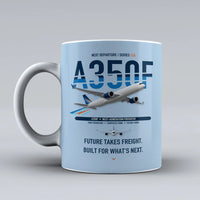 Thumbnail for A350F Mug design on light blue airbus