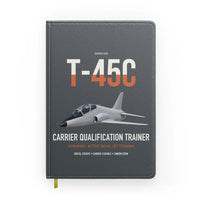 Thumbnail for T-45C Goshawk design on gray notebook