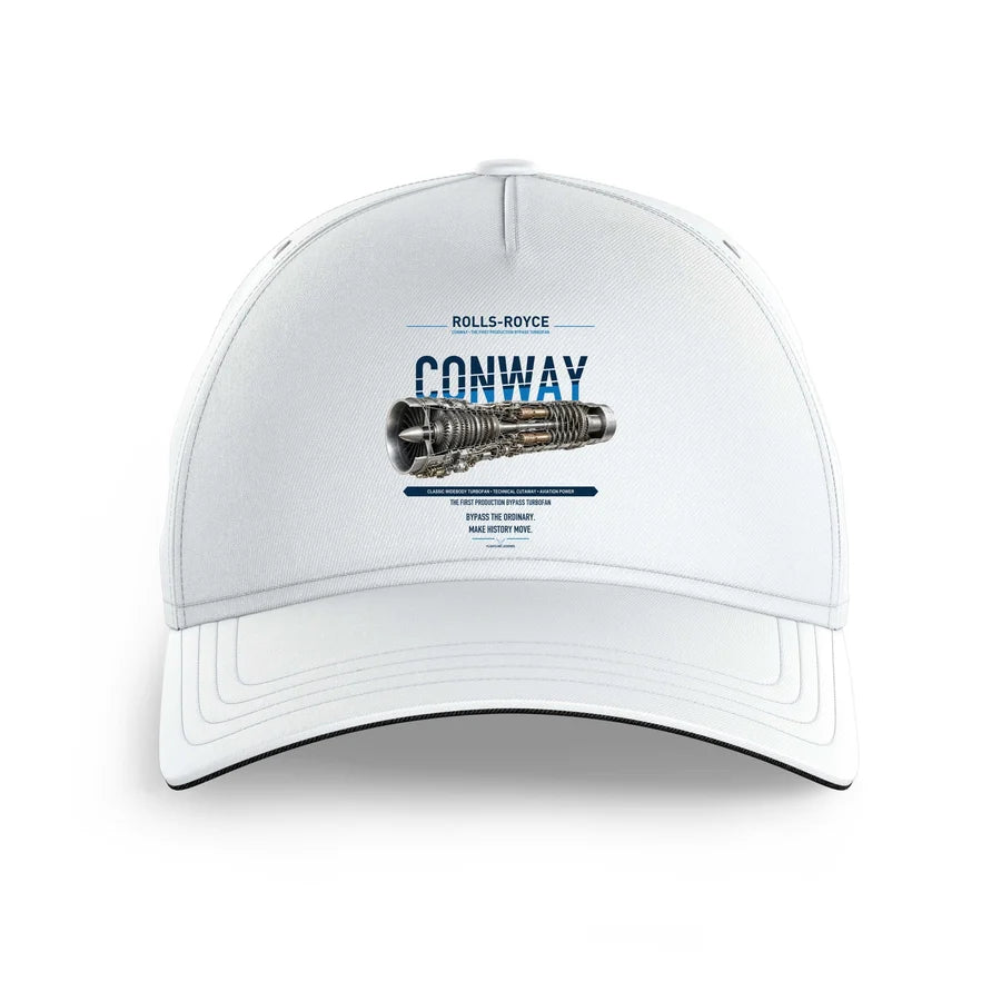 CONWAY design on white printed hat