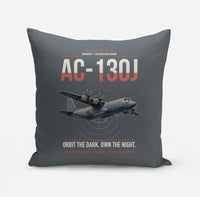 Thumbnail for AC-130J Ghostrider design on gray pillow