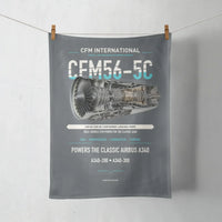 Thumbnail for CFM56-5C design on gray towel