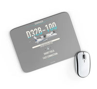 Thumbnail for Dornier D328-100 design on gray rectangle mouse pad
