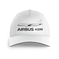 Thumbnail for The Airbus A220 printed hat - white