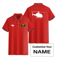 Thumbnail for Customisable Helicopter Polo Shirt - view 11