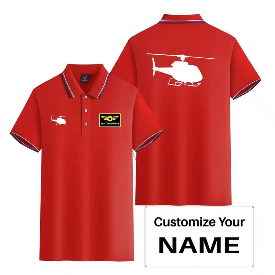 Customisable Helicopter Polo Shirt - view 11
