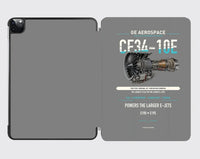 Thumbnail for CF34-10E design on gray ipad tablet case