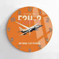 Thumbnail for F3H-2 Demon design on orange no frame wall clock