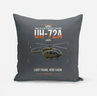 Thumbnail for Airbus UH-72A Lakota design on gray pillow