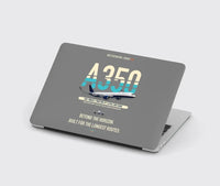 Thumbnail for Airbus A350-1000ULR design on gray MacBook case