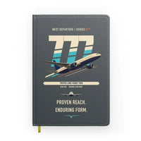 Thumbnail for Boeing 777-200ER design on gray notebook