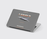 Thumbnail for F-16 Block 70 The Falcon Evolves design on gray MacBook case