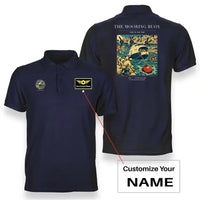 Thumbnail for VINTAGE G4183 - The Mooring Buoy - Double-Side Polo T-Shirt design on navyblue+name