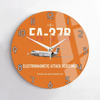 Thumbnail for EA-37B Compass Call design on orange no frame wall clock