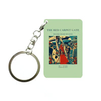 Thumbnail for VINTAGE G4124 - The Red Carpet Gate - Designed Key Chain design on lightgreen