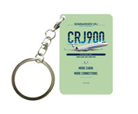 Thumbnail for CRJ900 Key Chain design on light green key chain