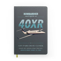 Thumbnail for Bombardier Learjet 40XR design on gray notebook