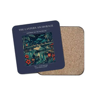 Thumbnail for The Lantern Anchorage - Designed Coasters design on navy blue 1-piece