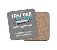 Thumbnail for Daher TBM 980 design on gray 1 piece coaster