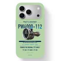 Thumbnail for PW4000-112 Case design on light green iphone case