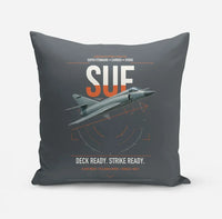 Thumbnail for Dassault Super Étendard design on gray pillow