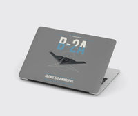 Thumbnail for B-2A Spirit design on gray MacBook case