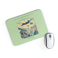 Thumbnail for VINTAGE G4512 - The Supply Drop Over The Valley - Designed Mouse Pads design on lightgreen rectangle