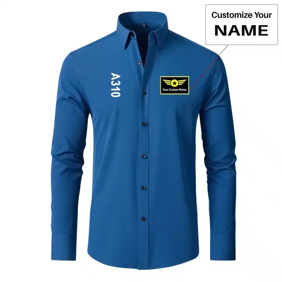 A310 Text Designed Long Sleeve Shirts - view 11