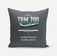 Thumbnail for Socata TBM 700 design on gray pillow