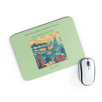 Thumbnail for VINTAGE G4349 - The Glacier Lagoon Touch - Designed Mouse Pads design on lightgreen rectangle