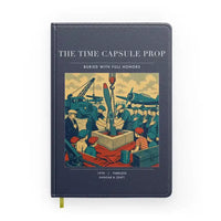 Thumbnail for VINTAGE G4428 - The Time Capsule Prop - Designed Notebooks design on navyblue