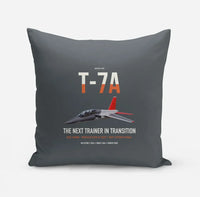 Thumbnail for T-7A Red Hawk design on gray pillow