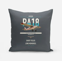 Thumbnail for Piper PA-18 Super Cub design on gray pillow