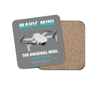 Thumbnail for DJI Mavic Mini design on gray 1 piece coaster