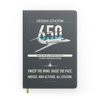 Thumbnail for Cessna Citation 650 - Citation III design on gray notebook