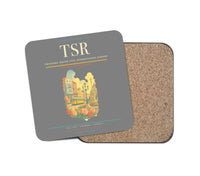 Thumbnail for Timișoara Traian Vuia International Airport (TSR) design on gray 1 piece coaster