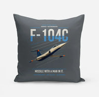 Thumbnail for F-104C Starfighter design on gray pillow