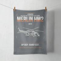 Thumbnail for Leonardo AW101 Merlin HM2 design on gray towel