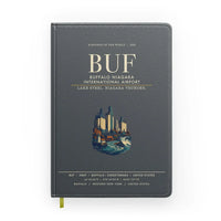 Thumbnail for Buffalo Niagara International Airport (BUF) design on gray notebook