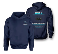 Thumbnail for Flyability Elios 3 design on navy blue hoodie