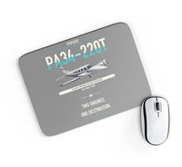Thumbnail for Piper PA-34-220T Seneca V design on gray rectangle mouse pad