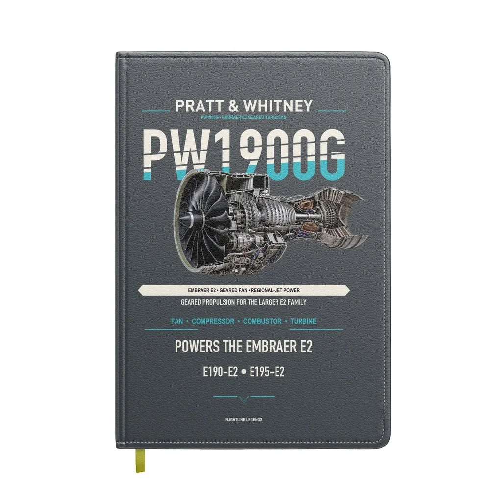 PW1900G design on gray notebook