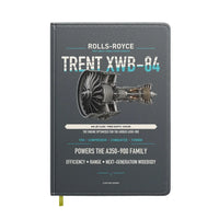Thumbnail for TRENT XWB-84 design on gray notebook