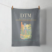 Thumbnail for Dortmund Airport (DTM) design on gray towel
