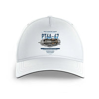 Thumbnail for PT6A-67 design on white printed hat