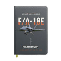 Thumbnail for F-A-18E Super Hornet Block III From Deck To Target design on gray notebook