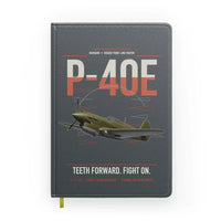 Thumbnail for P-40E Warhawk design on gray notebook