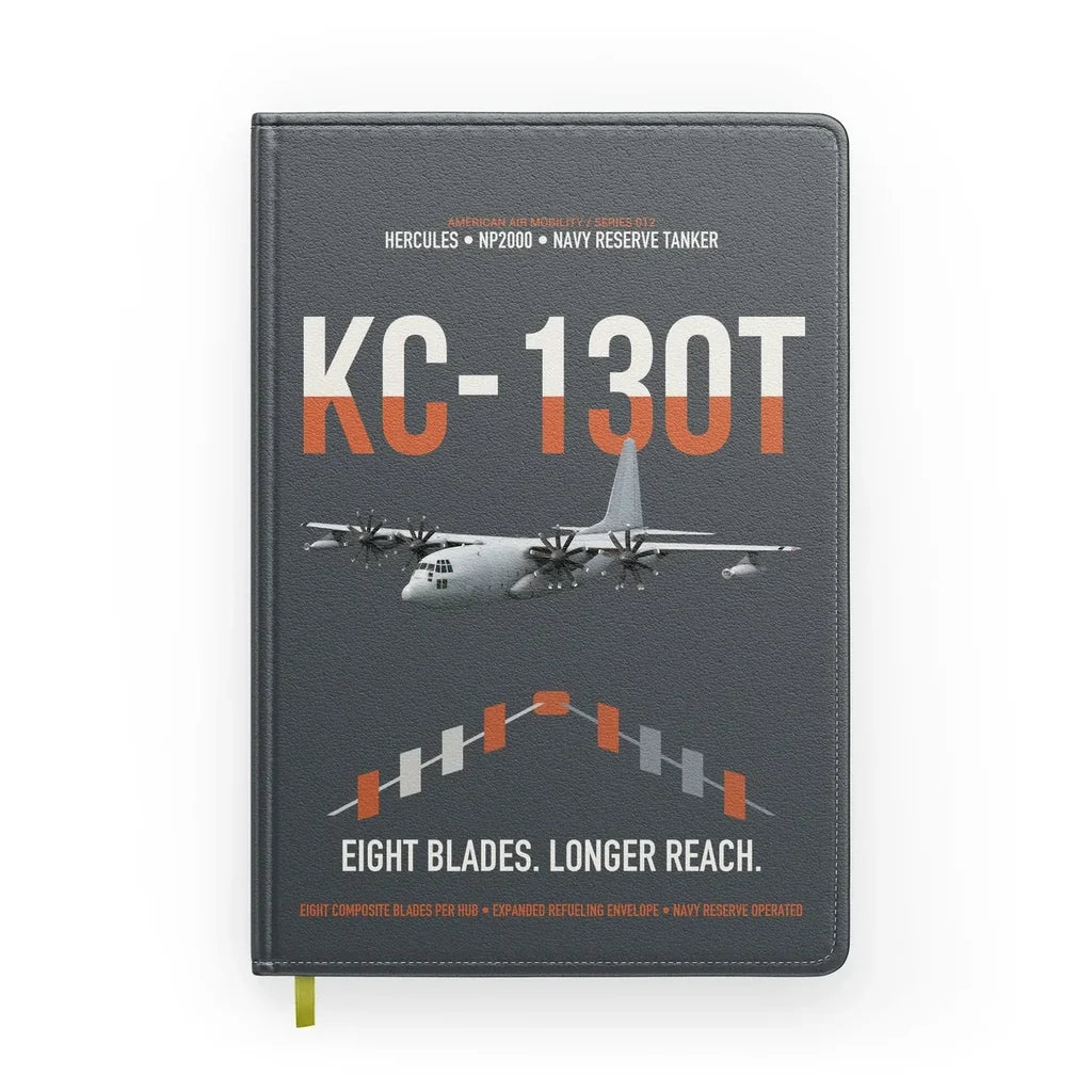 KC-130T NP2000 design on gray notebook