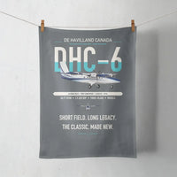 Thumbnail for DHC-6 Twin Otter Classic 300-G design on gray towel